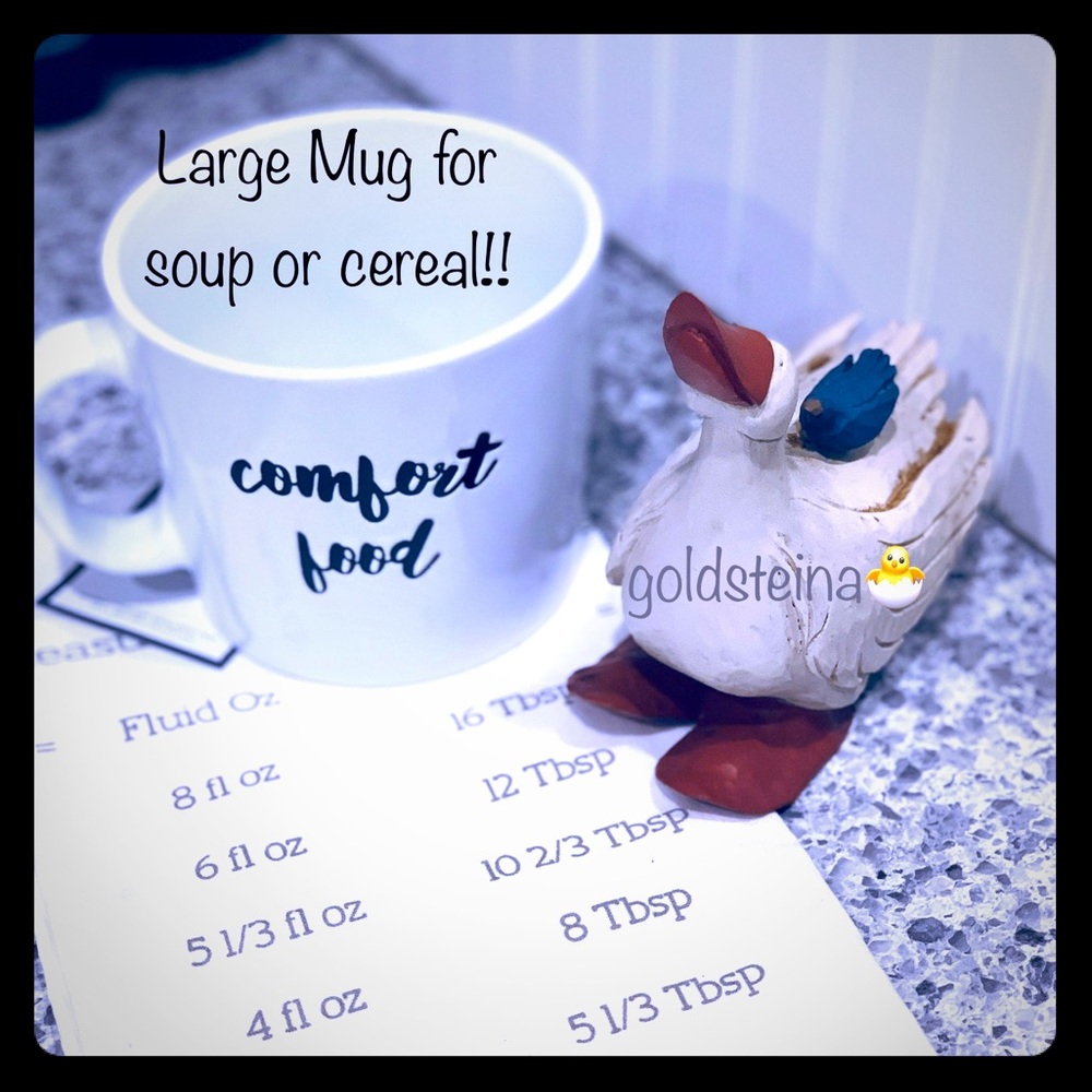 Large Mug “comfort food”